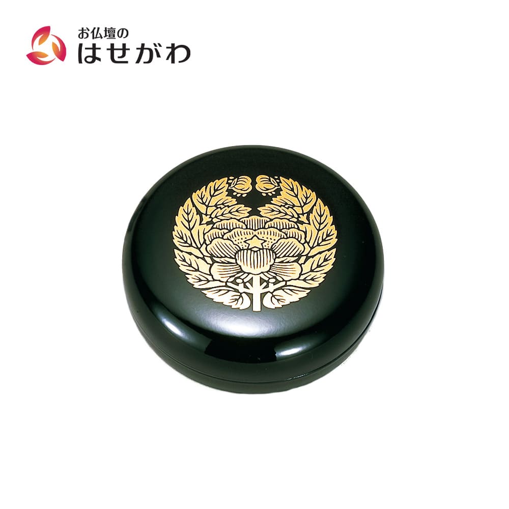 香合 PC 黒 抱牡丹 2.8 | お仏壇のはせがわ公式通販