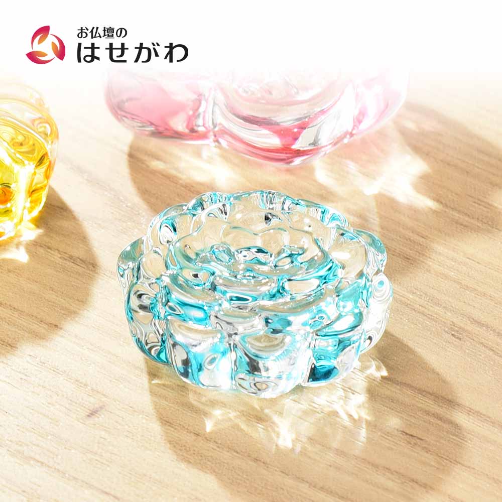 クリスタル お干菓子 重ね菊 | お仏壇のはせがわ公式通販