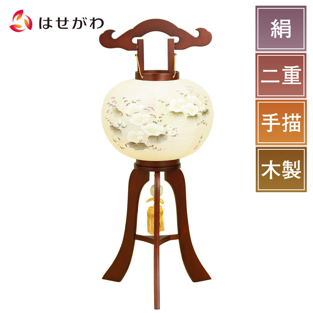 行灯 二重 柏栗 9号 | お仏壇のはせがわ公式通販
