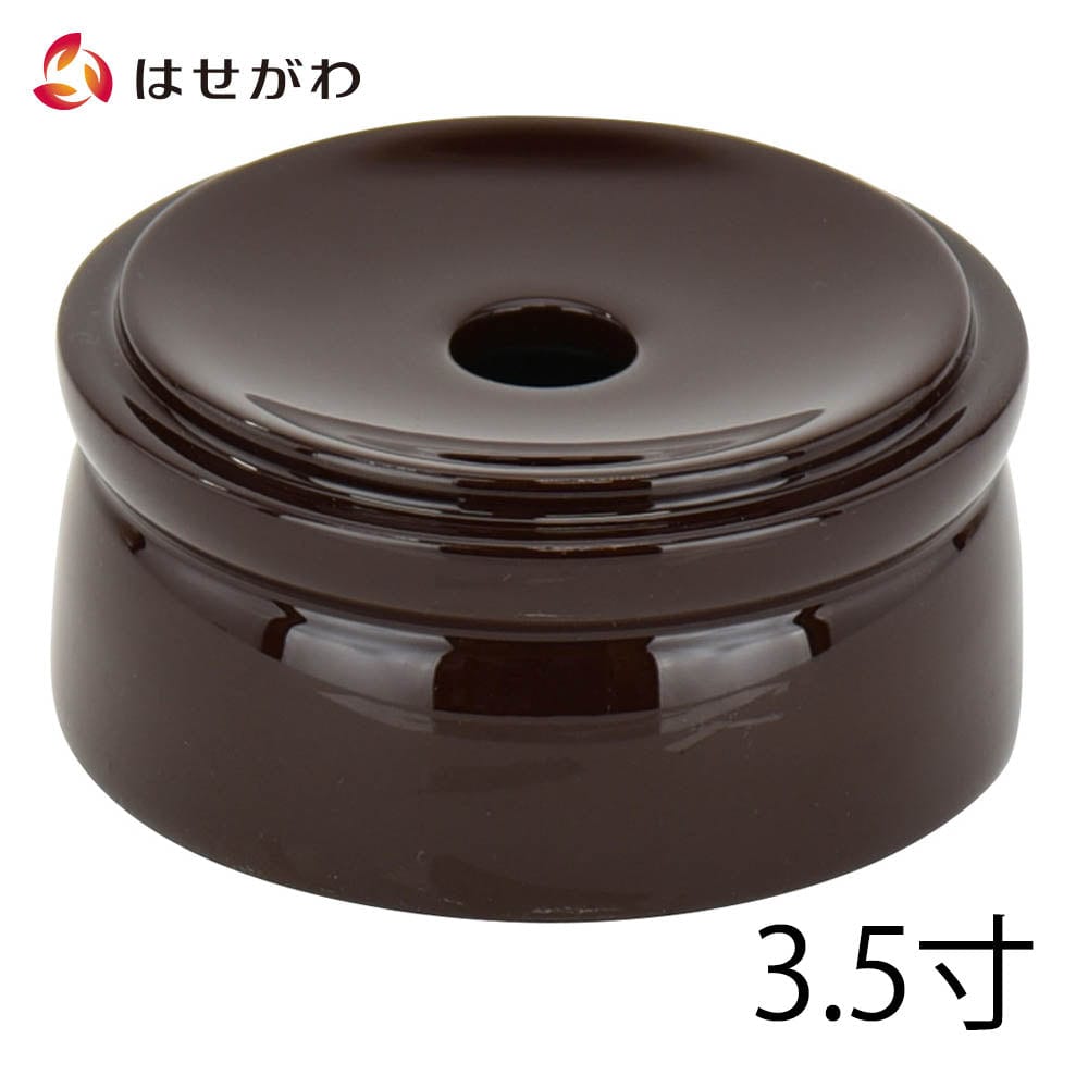 リン台 木質 溜 丸型 3.5 | お仏壇のはせがわ公式通販