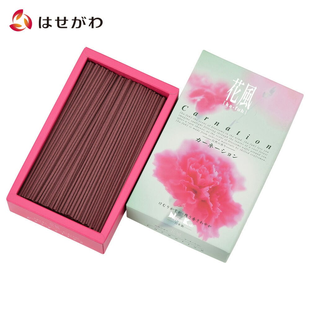 線香 花風 カーネーション 自宅用 | お仏壇のはせがわ公式通販