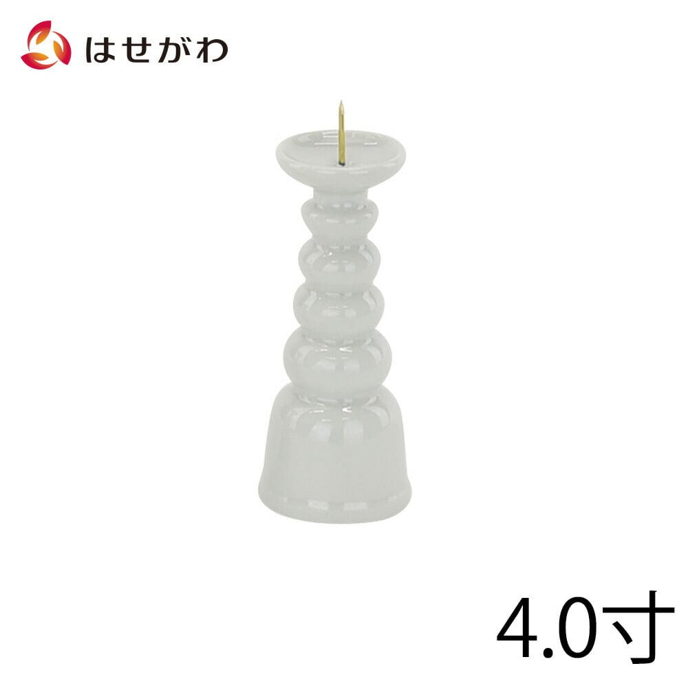 火立 白 4.0寸 | お仏壇のはせがわ公式通販