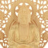 仏像 座釈迦 カヤ 丸台 金粉紋様 ２５ 特徴4