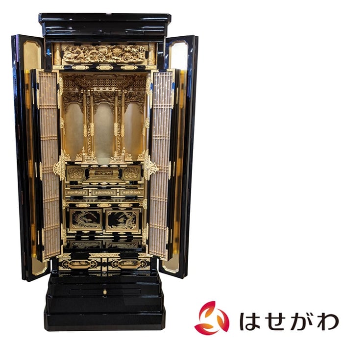 仏壇 馨（かおり）鶴 西 H161cm 特徴 1