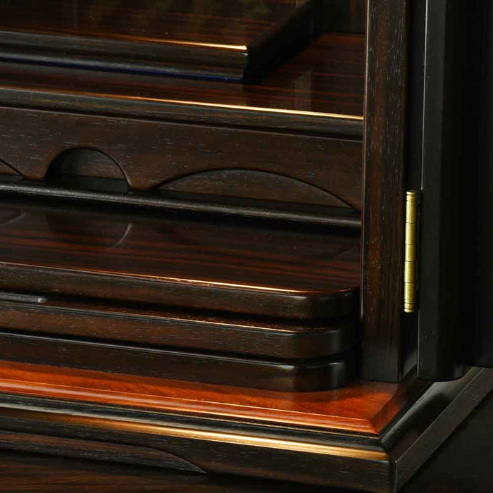 仏壇 匠 黒檀 高さ41cm 仏具セットA