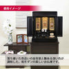 仏壇 古都 黒檀 高さ64cm 仏具セットB 特徴 3