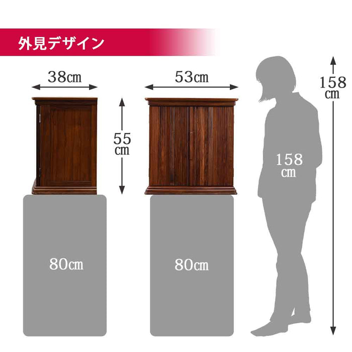 仏壇 空閣 (くうかく) グラナディーロ 高さ55cm 仏具セットA 特徴 9