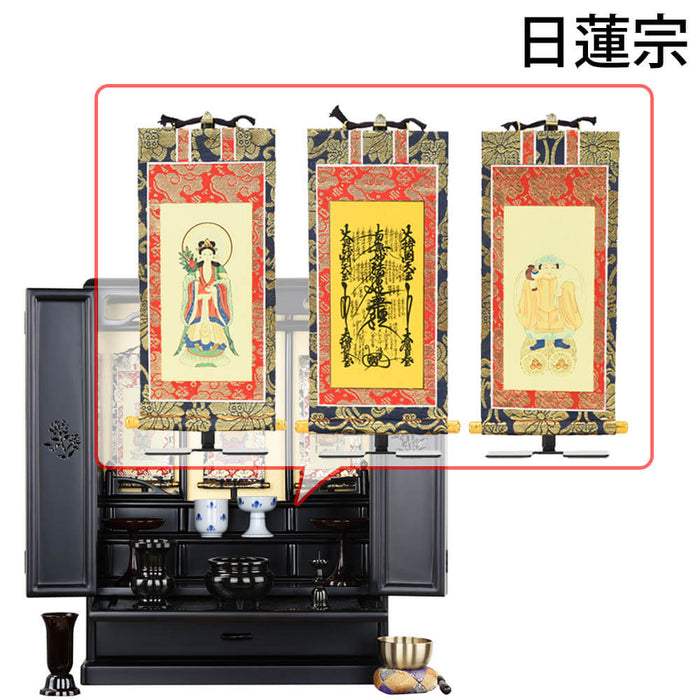 仏壇 ダルマ 上塗 H55cm 仏具セットC 特徴 20