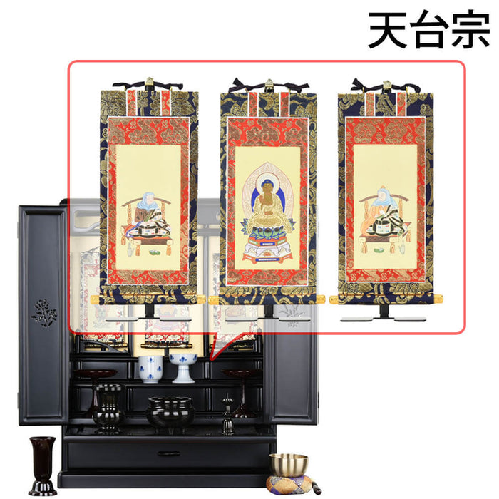 仏壇 ダルマ 上塗 H55cm 仏具セットC 特徴 13