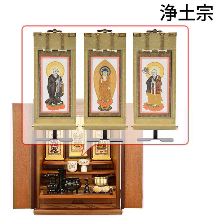 仏壇 隆興 (りゅうこう) 楡 H55cm 仏具セットC 特徴 15