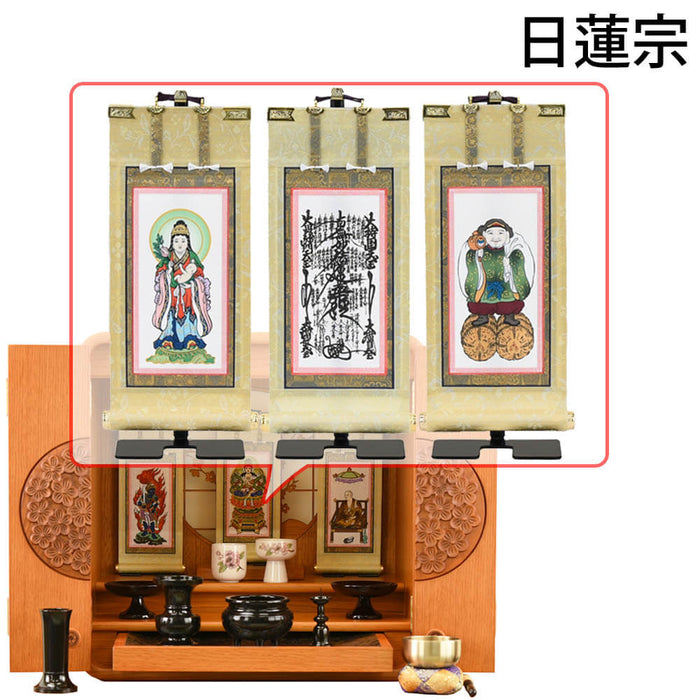 仏壇 花鞠 (はなまり) ナラライト H45cm 仏具セットC 特徴 20