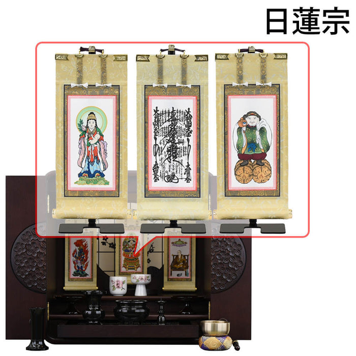 仏壇 花鞠 (はなまり) ナラダーク H45cm 仏具セットC 特徴 20