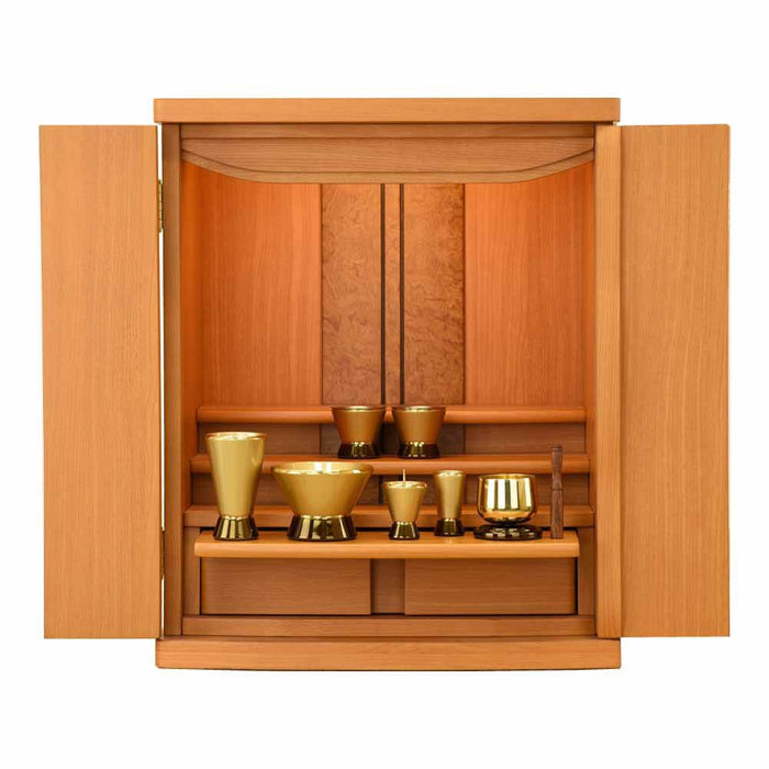 仏壇 アンサー メープル調 H49cm カイラ具足・リンセット 特徴 13