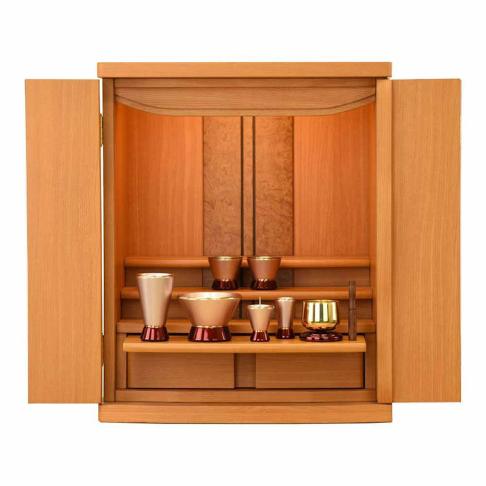 仏壇 アンサー メープル調 H49cm カイラ具足・リンセット 特徴 14