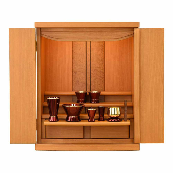 仏壇 アンサー メープル調 H49cm カイラ具足・リンセット 特徴 15