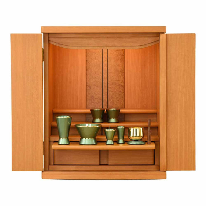 仏壇 アンサー メープル調 H49cm カイラ具足・リンセット 特徴 16