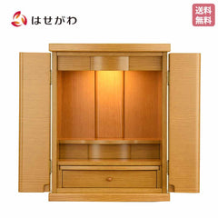 仏壇 京仙 タモ調 高さ49cm