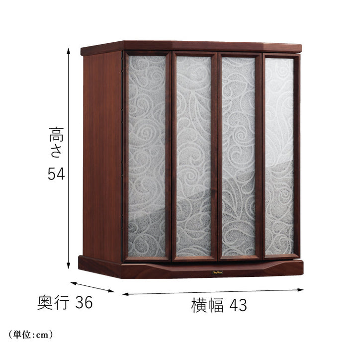 仏壇 フェンネル2 ダーク 高さ54cm