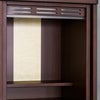 仏壇 レクエールド ウォールナット調 高さ42cm カイラ具足・リンセット