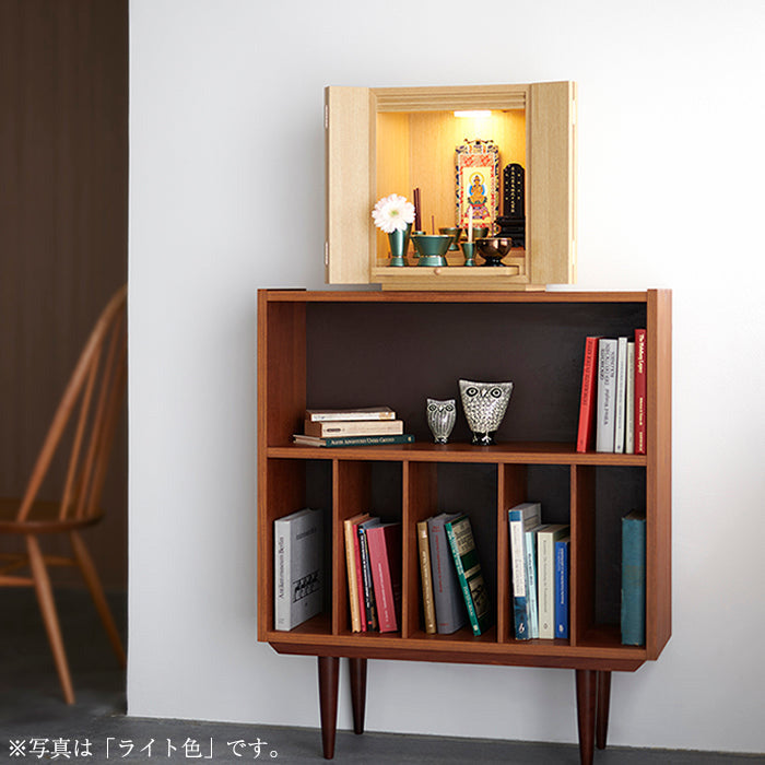 仏壇 【WEB限定】プレジール ウォールナット色 H41cm 特徴 10