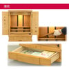 仏壇 【WEB限定】悠花 桜柄入 タモ H55cm 特徴 3