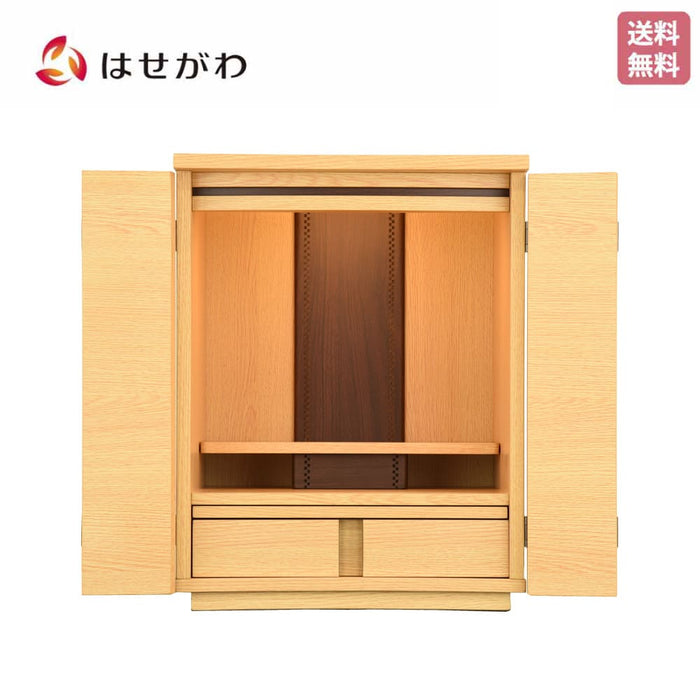 仏壇 リアンⅡ タモライト調 H48cm 特徴 1