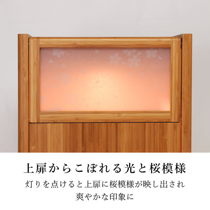 仏壇 花桜(はなざくら) 高さ39cm