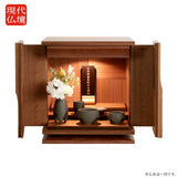 仏壇 フォーリーフ ダーク 高さ38cm 特徴1