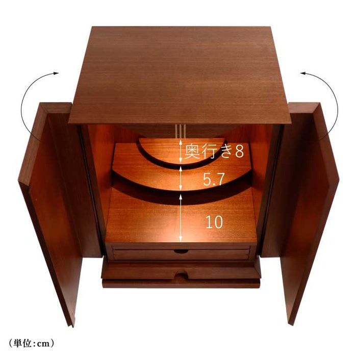 現代仏壇 クォーク プラス 高さ47cm 特徴 4