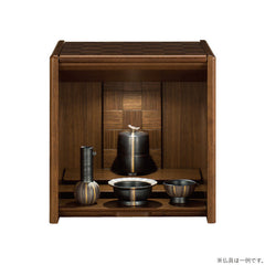 仏壇 キューボ ウォールナット 高さ35cm