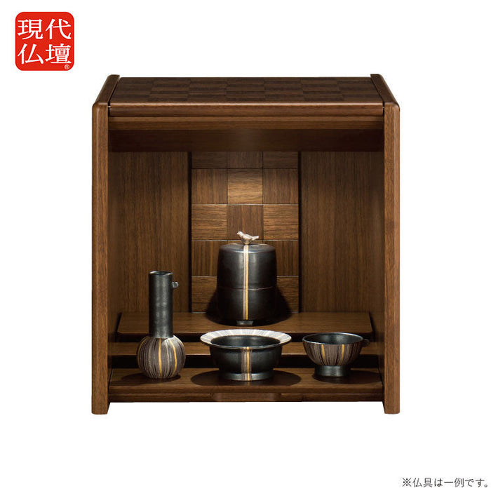現代仏壇 キューボ ウォールナット 高さ35cm 特徴1