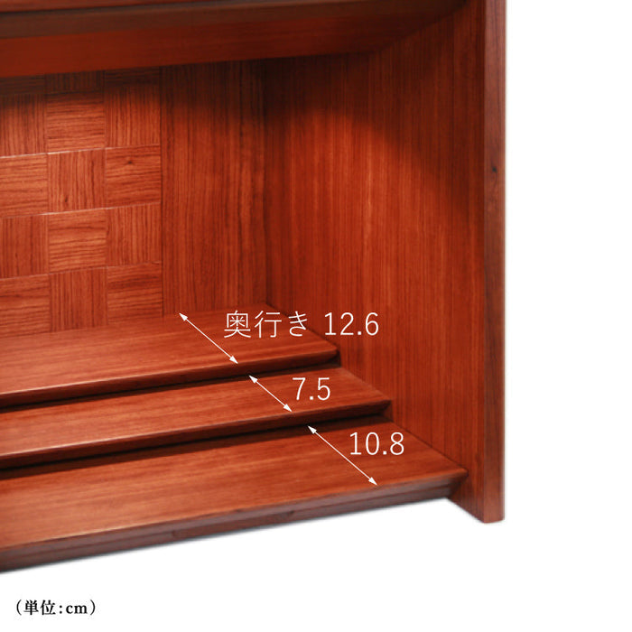 仏壇 キューボ ブビンガ 高さ35cm