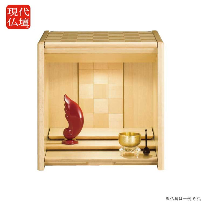 現代仏壇 キューボ メープル 高さ35cm 特徴 1
