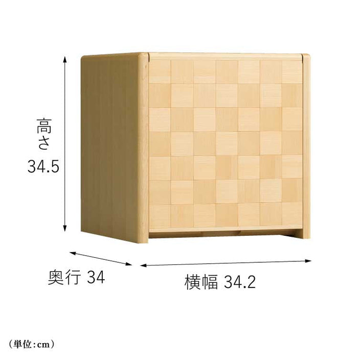 現代仏壇 キューボ メープル 高さ35cm 特徴 2