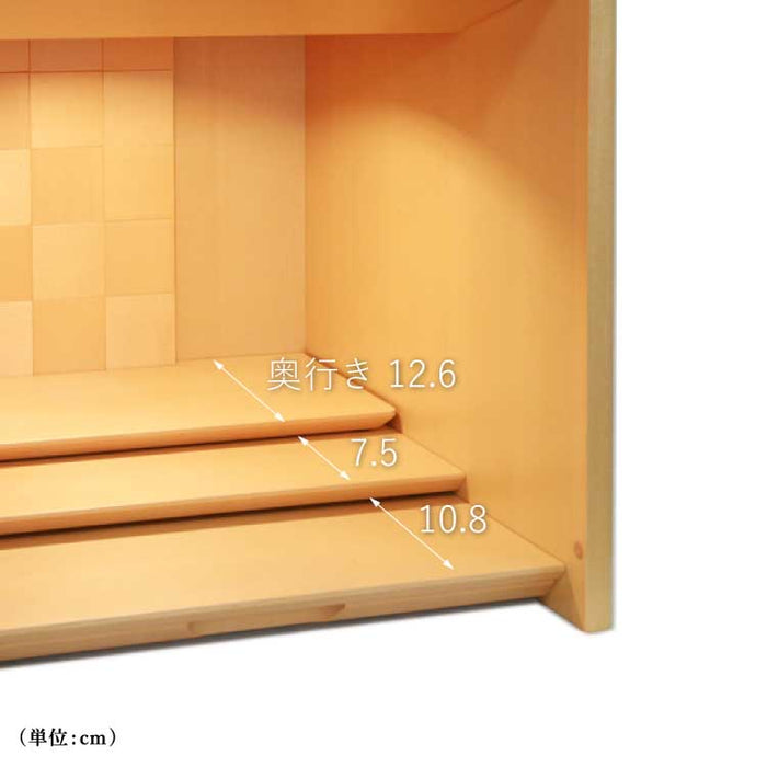 現代仏壇 キューボ メープル 高さ35cm 特徴 4
