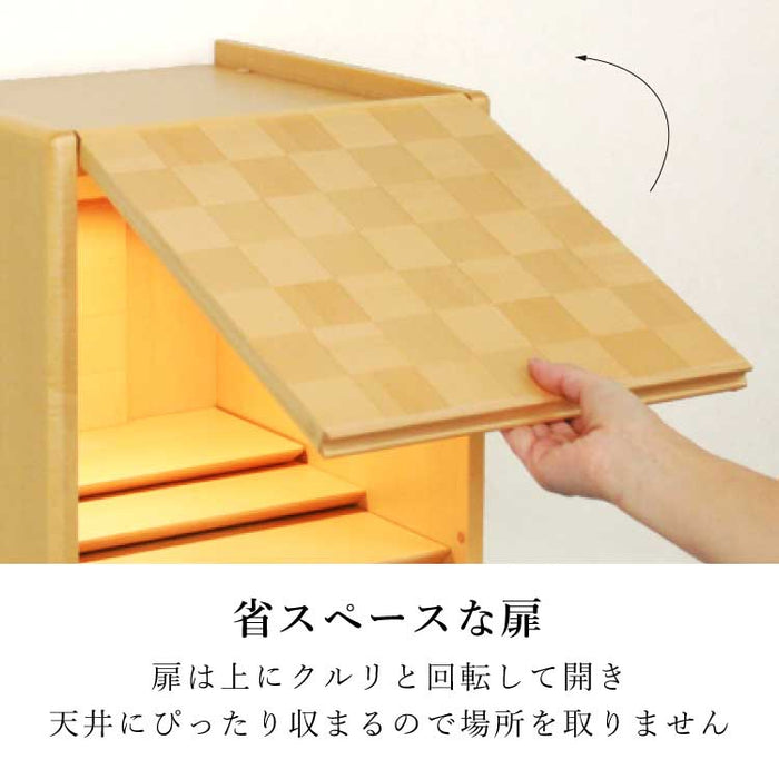 現代仏壇 キューボ メープル 高さ35cm 特徴 6