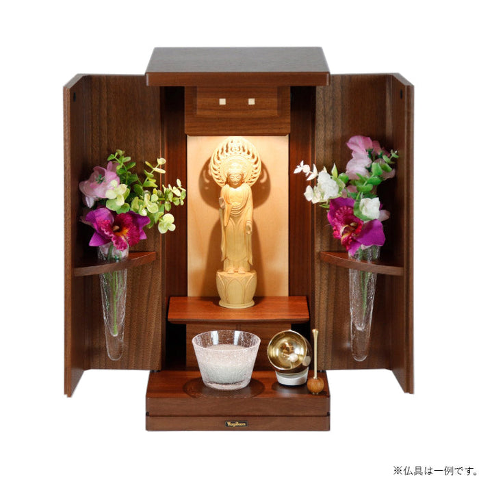 仏壇 グレイン ウォールナット 高さ40cm
