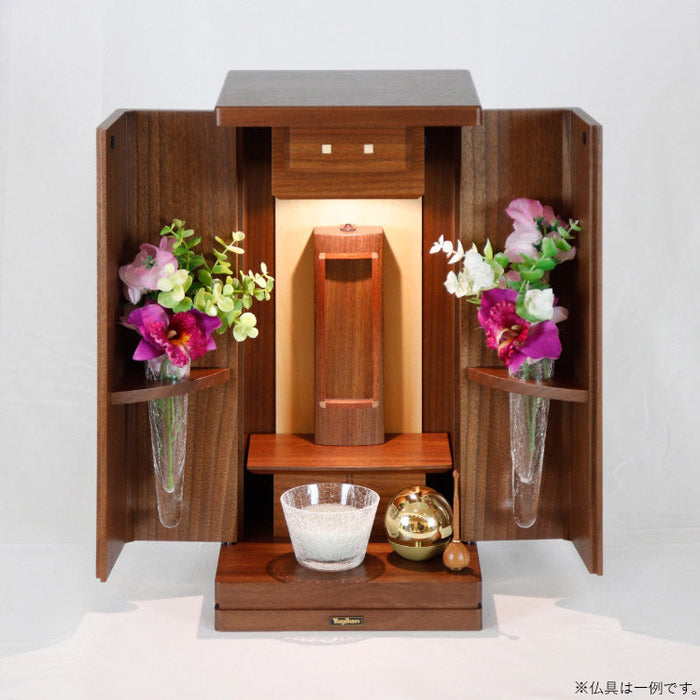 仏壇 グレイン ウォールナット 高さ40cm