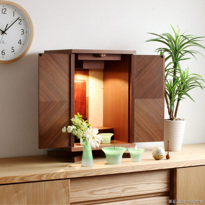 仏壇 セイル ウォールナット 高さ45cm