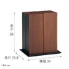 現代仏壇 アトリア ダーク 高さ39cm 特徴 2