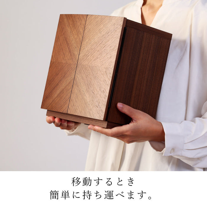 仏壇 ペタル ウォールナット 高さ24cm