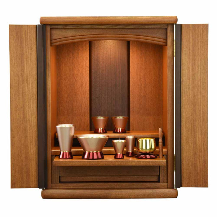 仏壇 隆興 (りゅうこう)  楡 高さ49cm カイラ具足・リンセット