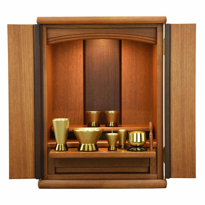 仏壇 隆興 (りゅうこう)  楡 高さ49cm カイラ具足・リンセット