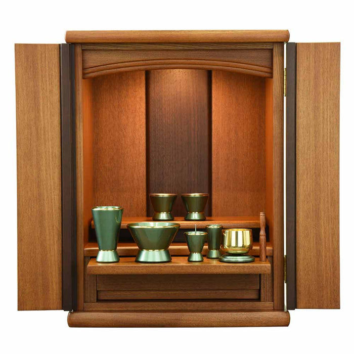 仏壇 隆興 (りゅうこう)  楡 高さ49cm カイラ具足・リンセット