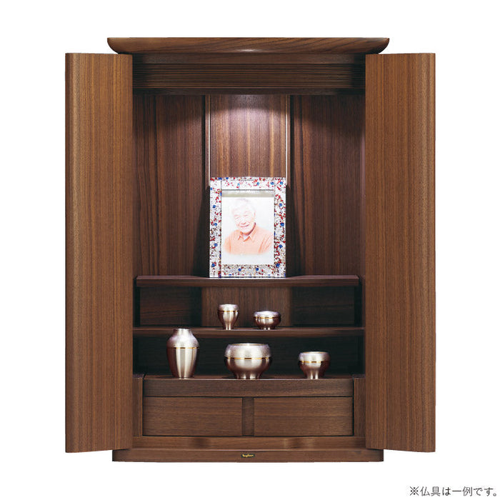 仏壇 ミモザ2 ウォールナット 高さ75cm