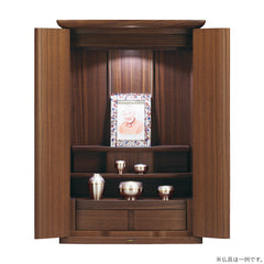 仏壇 ミモザ2 ウォールナット 高さ75cm