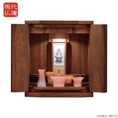 仏壇 クレフ ウォールナット 高さ42cm