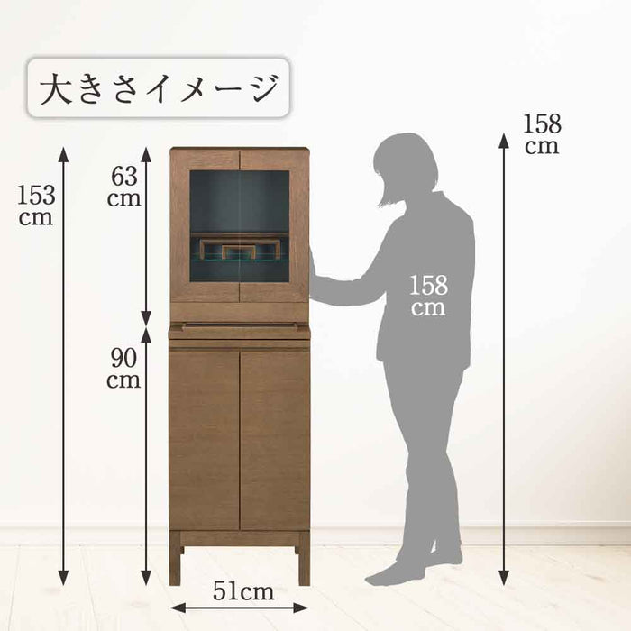 仏壇 GRAFF(グラフ) オークブラウン 高さ153cm 仏壇＋下台セット