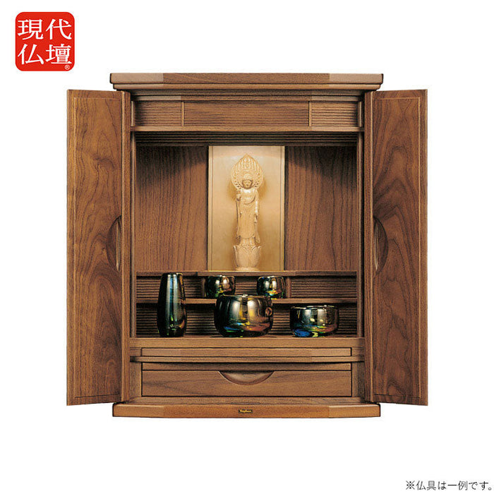 現代仏壇 ワルツ ウォールナット 高さ60cm 特徴1