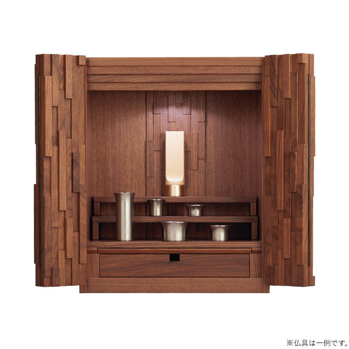仏壇 渓流2 ウォールナット 高さ60cm